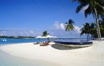 Пляж острова Ган, Мальдивы